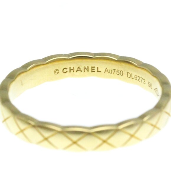 CHANEL 18k Yellow Gold Ring - Picture 7 of 9